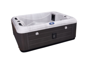 Bain à remous rectangulaire moderne de qualité supérieure, portable, autoportant, pour hôtel, avec <span class=keywords><strong>pompe</strong></span> à <span class=keywords><strong>chaleur</strong></span>, pour 2 personnes, familial, intérieur - Product Image 3