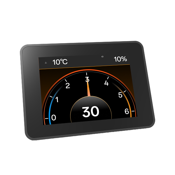 2.8 Inch LCD Capacitive Touch Screen Sanitation Machinery IP67 FreeRTOS LVGL One CAN Waterproof Human Machine Interface DL-DIS28