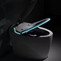 WC intelligent à chasse automatique, bidet intégré, cuvette de toilette, fonctionnement automatique, toilette intelligente