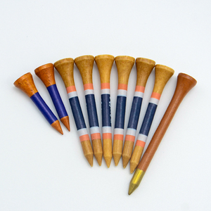 Tees de golf en bambou biodégradable légers et durables en gros, conception de logo gratuite, échantillon incassable personnalisé - Product Image 3