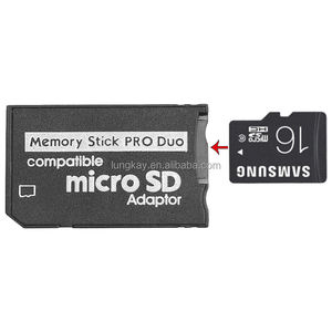 Adaptador LUNG JKAY de Alta Velocidad MS Pro Duo TF a MS Pro SDHC TF MS para Lector de Tarjetas, <span class=keywords><strong>Memory</strong></span> <span class=keywords><strong>Stick</strong></span>, Micro SD, Accesorios para Juegos - Product Image 2