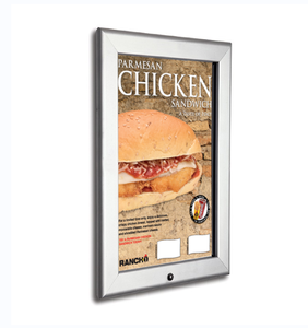 Nhà Sản Xuất 32Mm Có Thể Khóa Nhôm <span class=keywords><strong>Snap</strong></span> Khung Allen Key Tamperproof An Ninh Bảng Quảng Cáo Poster Khung - Product Image 1