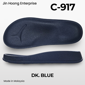 Chaussons Jin Hoong pour femmes C-917, semelle extérieure en PVC bleu foncé, durables, ultra-légers, avec semelle intérieure intégrée, antidérapants, design léger - Product Image 3