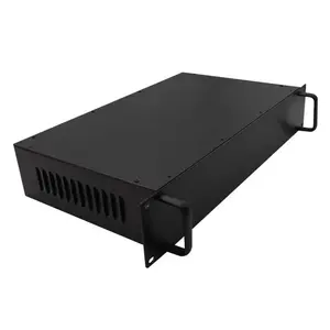 Custom 19 pollici 1U Rack Mount Electronic Server Chassis Enclosure amplificatore custodia in alluminio per Chassis