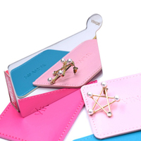 Miroir de poche en cuir, miroirs de maquillage en acier inoxydable, petits miroirs compacts pour sac à main, miroirs de voyage avec étui en cuir pour femmes et hommes