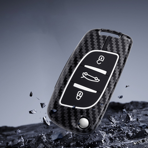 Étui de protection pour clé de voiture en alliage de zinc pour Peugeot Citroën C1 C2 C3 C4 C5 <span class=keywords><strong>DS3</strong></span> DS4 DS5 DS6, <span class=keywords><strong>logo</strong></span> personnalisé, accessoires automobiles - Product Image 4