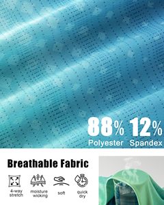 T-shirt de sport léger et respirant pour homme, 100 % polyester, séchage rapide, compression, idéal pour la course et la gym F00 - Product Image 5
