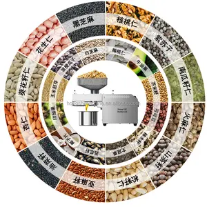 Macchina per la lavorazione della noce di cocco Mini pressa per olio di semi di sesamo di girasole olio di estrazione