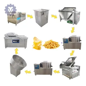 KLS Small Scale Crispy Potato Chips Production Line Potato Chips Machinery 50kg/H Small-Scale Potato Chips machine