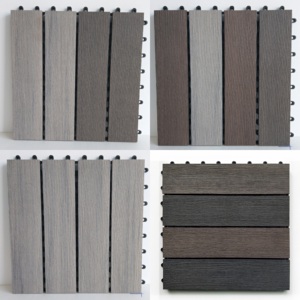 Dễ Dàng Nhấp Vào Quảng Trường Bằng Gỗ Composite <span class=keywords><strong>Decking</strong></span> Tầng Lồng Vào Nhau Gạch/Garden Deck <span class=keywords><strong>Slab</strong></span> - Product Image 5