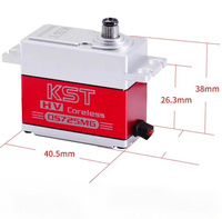 Servomoteur programmable KST DS725MG HV, impulsions 1520µs 333Hz, signaux 900µs 2100µs pour systèmes de commande rotatifs, kit de pièces en gros