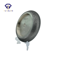 Meule CBN électroplaquée personnalisée D127mm, épaisseur 22,2mm, alésage 12,7mm, grain B151 pour le meulage de l'acier