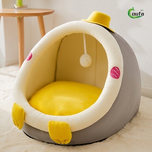 Nido Cama Adorable para Gatos OUFA, Cálido para Otoño e Invierno, Semicerrado - Product Image 2