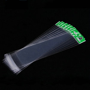 100 cái/gói tùy chỉnh in logo rõ ràng tự dính con dấu gói bao bì Bopp OPP thẻ tiêu đề túi cho đồ trang sức - Product Image 3