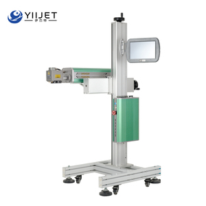 Co2 tốc độ cao Laser mã hóa máy QR Mã sản xuất Thời hạn sử dụng hàng loạt số kim loại nhựa carton máy in phun - Product Image 1