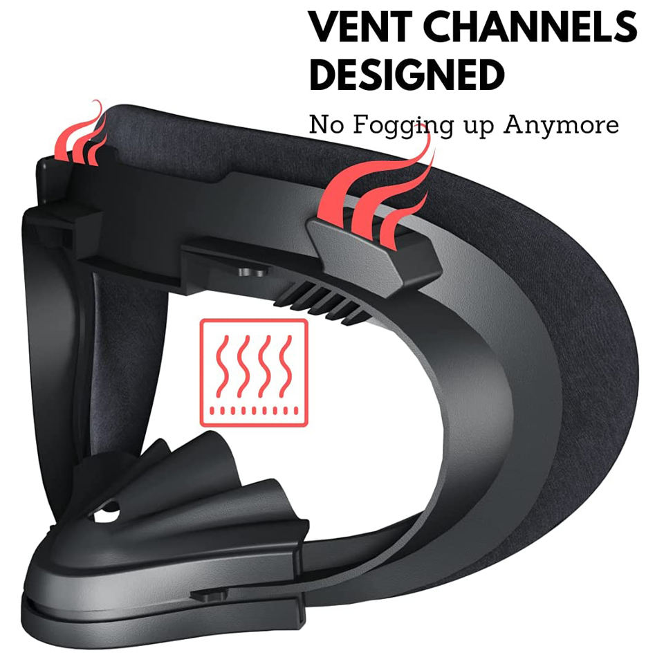 Vr Face Pad Replacement For Oculus Quest 2 Fitness Facial Interface Bracket With