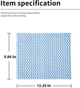 ผ้าเช็ดทำความสะอาดผ้าใยสังเคราะห์สำหรับใช้ในครัวผ้าเช็ดทำความสะอาดลายลูกไม้ทำจากเส้นใยโพลีเอสเตอร์ - Product Image 2
