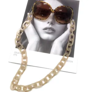 Big Acrylic Women Sunglasses Straps Glasses Chain Necklace Chunky Lanyards Fashion Neck Eyeglasses Holder Gifts for Her