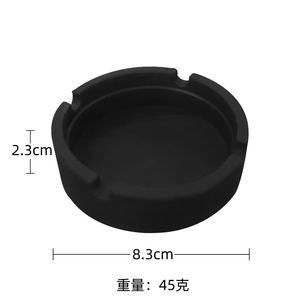 Silicone <b>Ashtray</b> Round Small Multi Color For Home Bar Meeting Room Use Novelty Design - Product Image 2