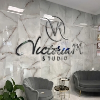 Enseigne avec logo découpé au laser, enseigne en lettres acryliques, pour logo d'entreprise, et enseignes de réception, enseigne de salon de beauté