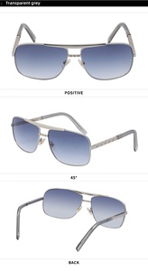 Nouvelles Lunettes de Soleil Unisexe ATTITUDE Style Rétro Carrées à Monture Complète, Protection UV400, Tendance Street Style - Product Image 4