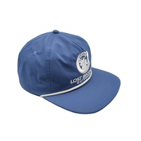 Custom 5 Panel Ongestructureerde Nylon Snapback Met Touw Aan De Voorkant