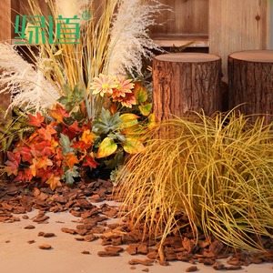 Ramo de flores artificiales Greenway Autumn, plantas de plástico, espuma y seda para decoración de paisajismo de otoño - Product Image 3