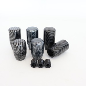 Carbon Fiber Gear <b>Shift</b> <b>Knob</b> Universal Manual Transmission Ergonomic Car Auto Interior Accessory - Product Image 2