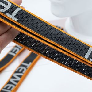 Custom Glow in Dark Reflective Printing Jacquard Elastic Band Headlamp <b>Strap</b> With <b>Adjustable</b> Buckle for Outdoor - Product Image 5