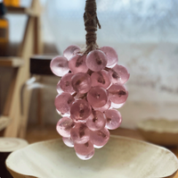 Savon Solide Transparent en Cristal de Raisin LovSens, Fait Main, Hydratant, Cadeau Pendentif DIY