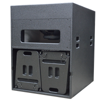 Système de sonorisation mobile : Enceinte large bande 10 pouces et Caisson de basses actif 18 pouces, Combo Line Array Coaxial 2 voies 2 transducteurs pour événements LC10 LC18BA