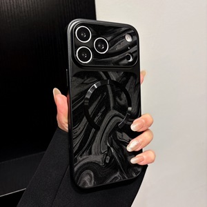Funda Magnética de Silicona con Relieve de Ondas de Agua para <span class=keywords><strong>iPhone</strong></span> 17 Pro Max y 16, Protectora y Resistente a Caídas - Product Image 1