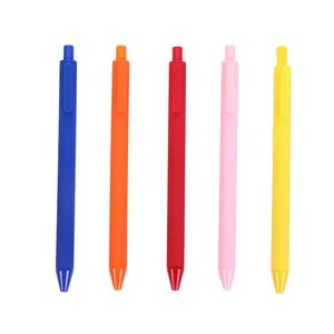 Plastic Type <b>Colorful</b> Black 0.5Mm Custom Logo Stationary Press Gel <b>Pen</b> for Promotion Gift - Product Image 1