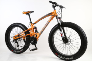 Marco de aleación de 26 pulgadas, 28 tamaños, neumático ancho, bicicleta de montaña, 21 velocidades con disco y sistema de frenos en V, horquilla de aleación de acero y aluminio - Product Image 3