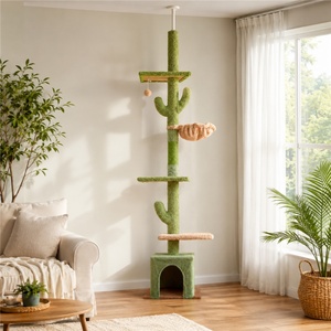 Árbol para Gatos Tipo Torre, Resistente, con Múltiples Plataformas, para Esquinas, Ahorra Espacio, Certificado por BSCI - Product Image 1