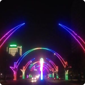 Lumière LED à matrice de pixels en forme de boule 3D DMX512 RGBW/UV à 360 degrés, IP55, puce IC CREE EPISTAR, 62 LED pour l'éclairage artistique de Noël - Product Image 3