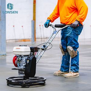Small <b>Walk</b> Behind Concrete Edge Power Trowel <b>Machine</b> - Product Image 1