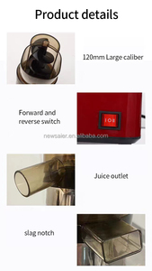 Commercial Cold Press Slow Fresh Pomegranate Carrot Ginger Masticating <b>Juicer</b> Blender Suger Cane <b>Juicer</b> Machine Slow <b>Juicer</b> N - Product Image 2