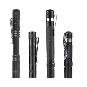 Klip el teleskopik <span class=keywords><strong>Dimmer</strong></span> ile LED taşınabilir Mini el feneri su geçirmez kalem fener - Product Image 6