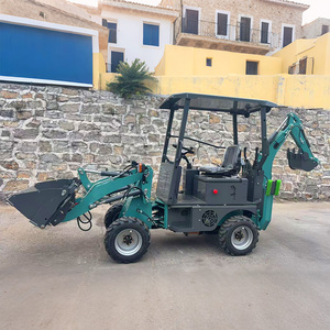 Mini-pelle compacte de 0,5 tonne à batterie pour les travaux de terrassement et de chargement à la maison, au jardin et à la ferme - Product Image 1