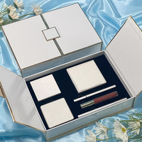 Boîtes cadeaux de luxe en carton noir mat personnalisées avec logo imprimé, auto-érectables, recyclables, pour parfums, avec marquage à chaud et gaufrage