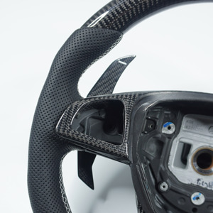 Volant en fibre de carbone, AMG, pour <span class=keywords><strong>mercedes</strong></span>-benz, w205/ W213/ CLA/ GLA/ A45, disponible pour tous les modèles de voitures, nouveau - Product Image 4