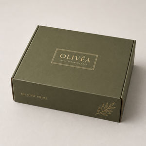 Boîte d'expédition ondulée auto-scellante personnalisée vert olive avec impression dorée pour emballage cosmétique et soins de la peau, type tuck end - Product Image 2
