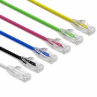 Cable de Conexión de Red HOTION CAT 6 AWG24/26/28, Cable UTP Delgado para Interiores, PC, Laptop, Alta Velocidad