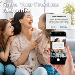 Fotoğraf videolarının ve dosyaların yedeklemesi için beyaz akıllı telefon 2TB harici sabit sürücü - Product Image 2