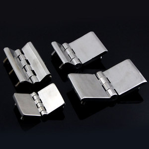 Bisagra de Acero Inoxidable 304 CL209, Bisagra Industrial para Puerta de Gabinete, Apertura de 180 Grados, Diseño de 4 Orificios - Product Image 1