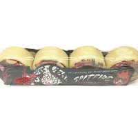 Roues de skateboard professionnelles Spitfire de haute qualité, 4 pièces par ensemble, F4 53mm 99DURO, en polyuréthane plastique, alésage 22mm, 0 rainures