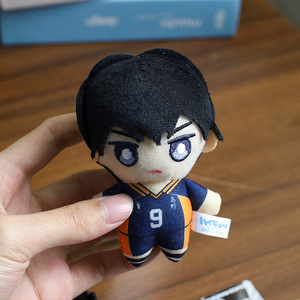New 10cm Mini Plush Keychain Anime Character Hinata Shoyo <b>Cute</b> Cartoon Anime Plush <b>Dolls</b> Keychain Kawaii Plush Toys Grab <b>Dolls</b> - Product Image 6