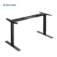 JIECANG Système de bureau à hauteur réglable avec moteur double et support électrique à 2 étages