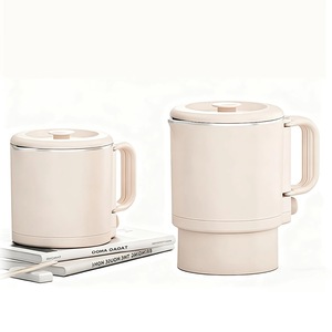 Portable Electric Kettle 0.8L Automatic Shut Off Boil Dry Protection For Home Travel Hotel Use - Product Image 1